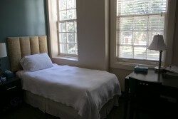 sober living bedroom